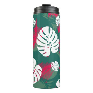 Tropische Pflanze Thermosbecher