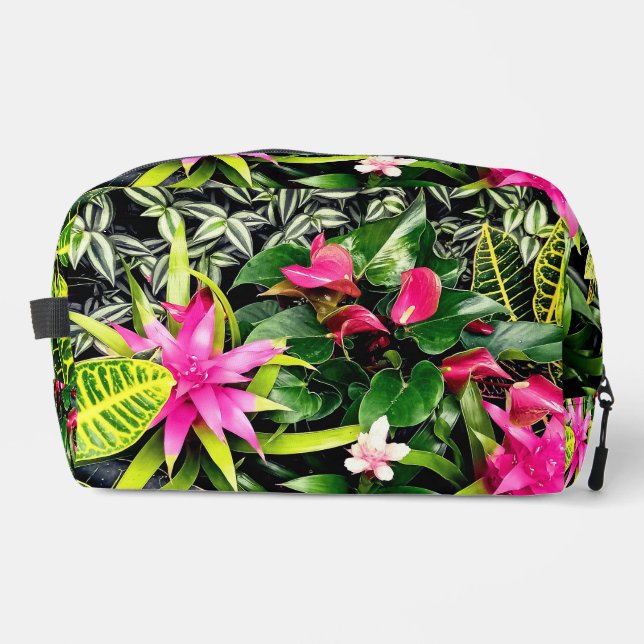 Tropische Pflanze Waschbeutel (Vorderseite)