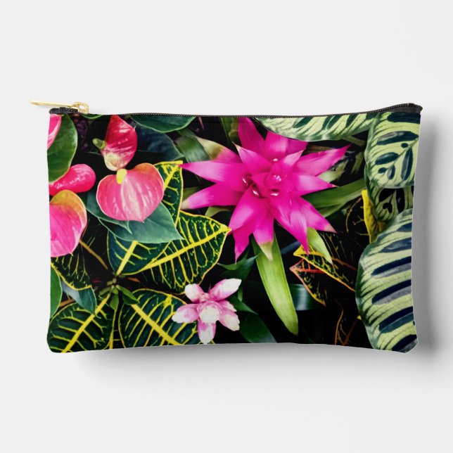 Tropische Pflanze Zubehörtasche (Vorderseite)