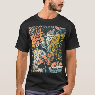 Tropische Pflanzen: abstraktes künstlerisches Must T-Shirt