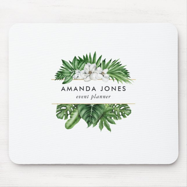 Tropische Pflanzen Mousepad (Vorne)