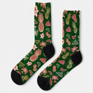 Tropische Pizza Socks hawaiianischer Art Socken