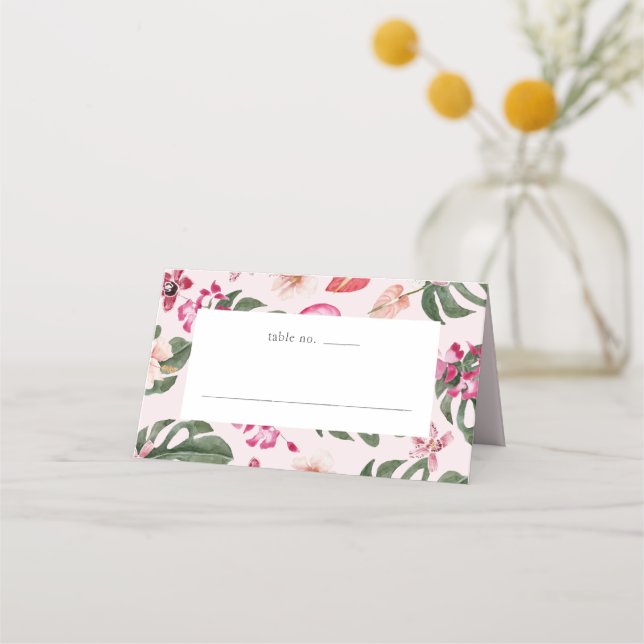 Tropische Platzkarte (Vorderseite)