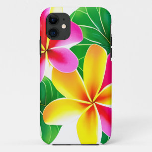 Tropische Plumeria-Blume Case-Mate iPhone Hülle