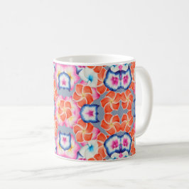 Tropische Plumeria-Blume X Muster Kaffeetasse