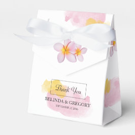 Tropische Plumeria Frangipani Wedding Geschenkschachtel