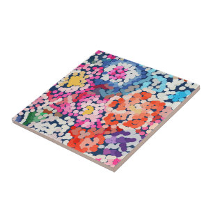Tropische Plumeria gepunktete gefleckte Blumen abs Fliese