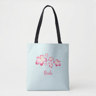 Tropische Plumeria Pink Wasserfarbe Bridal