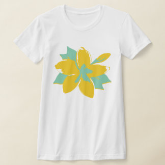 Tropische Plumerie Hell T-Shirt