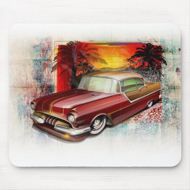 Tropische Poncho-Mausunterlage Mousepad (Vorne)