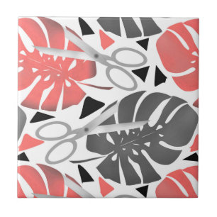 Tropische Print Monstera Leaves Fliese