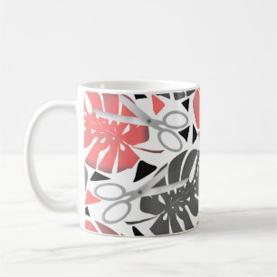 Tropische Print Monstera Leaves Kaffeetasse