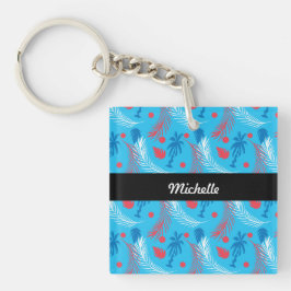 tropische Puertorican Themed Island Name Schlüsselanhänger