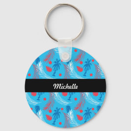 tropische Puertorican Themed Island Name Schlüsselanhänger