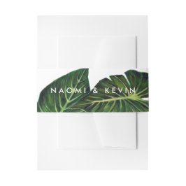 Tropische Romance / Wrap Einladungsbanderole