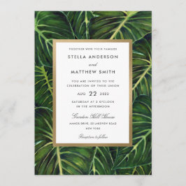 Tropische Romantik II Einladung