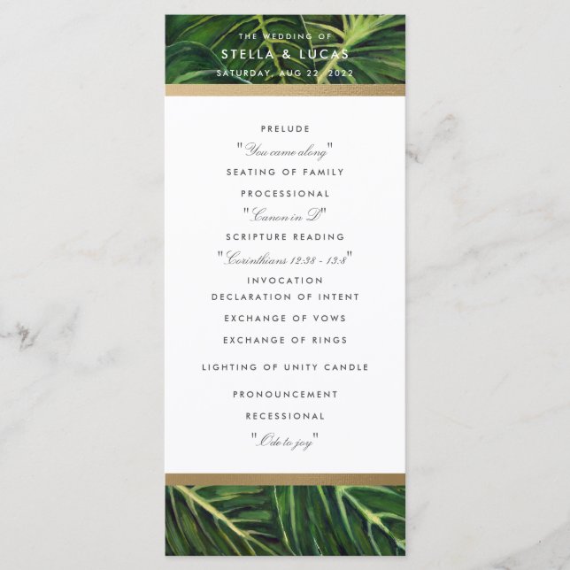 Tropische Romantik II Programm (Vorderseite)