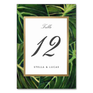 Tropische Romantik II Tischnummer