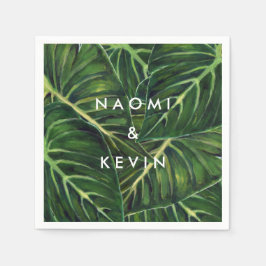 Tropische Romantik / Napkin Serviette