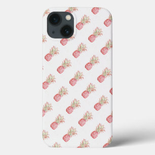 Tropische rosa Ananas iPhone 13 Hülle