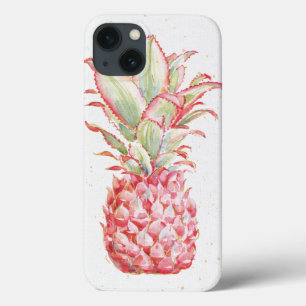 Tropische rosa Ananas iPhone 13 Hülle
