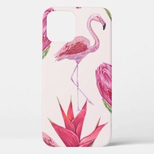 Tropische rosa Blumen, Protea, Strelitzie Case-Mate iPhone Hülle