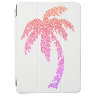 Tropische rosa intelligente Abdeckung Palme-iPad iPad Air Hülle