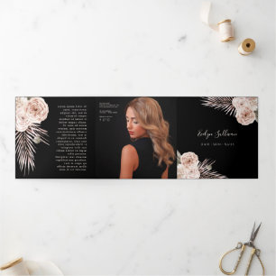 Tropische Rose Trifold Broschüre