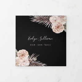 Tropische Rose Trifold Broschüre