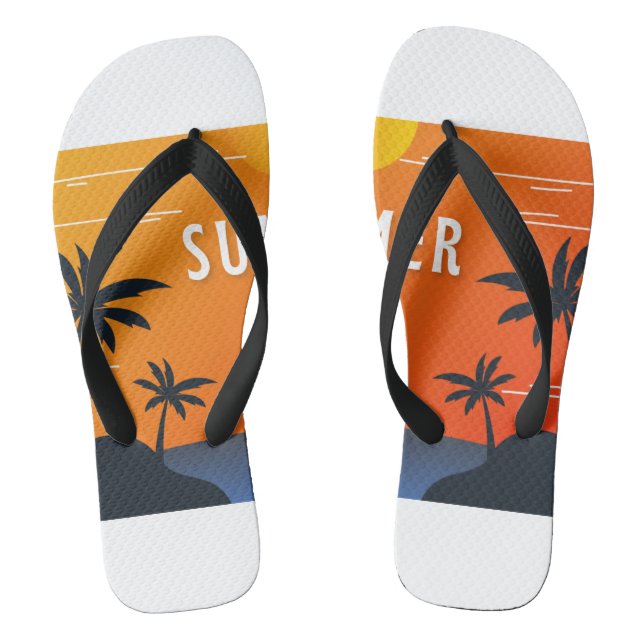 Tropische Sandalen Sommer Strand  (Fußbett)