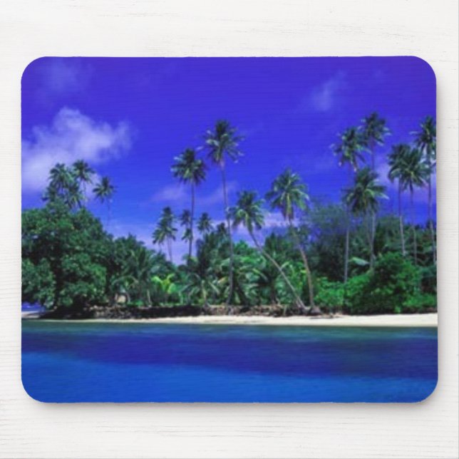 Tropische Scenc Mausunterlage Mousepad (Vorne)