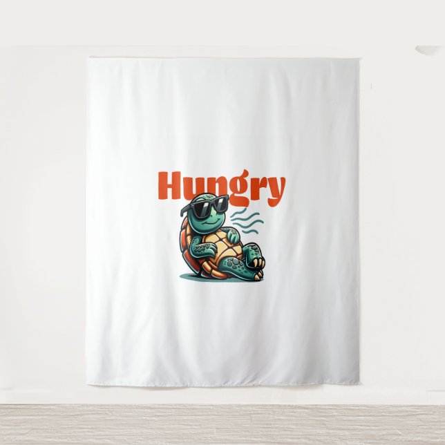 Tropische Schildkröte Wandteppich (Vorderseite)