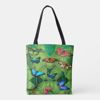Tropische Schmetterlingsgarten-Tasche