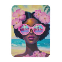 Tropische Schönheit in Rosa