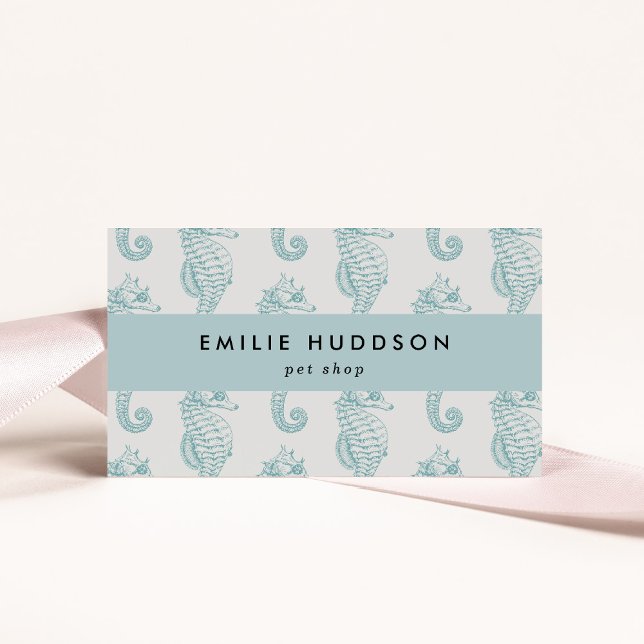 Tropische Seepferde, Fischladen, Pet Shop, Aquarie Visitenkarte (Von Creator hochgeladen)