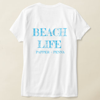 Tropische-Shops-V-Ausschnitt-T-Shirt T-Shirt