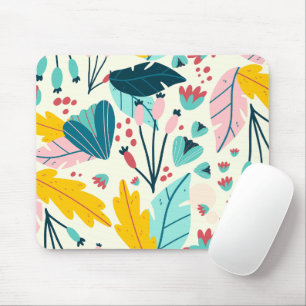 Tropische Sommer-Blätter Mousepad