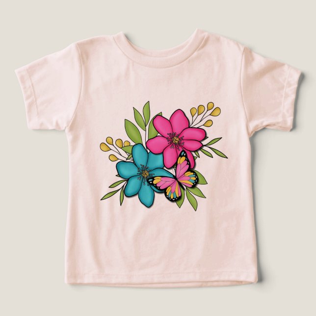 Tropische Sommerblumen (Design Vorderseite)
