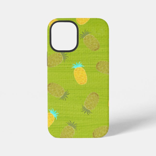 Tropische Sommerfrüchte Kiwi Grün iPhone Hülle (Rückseite)