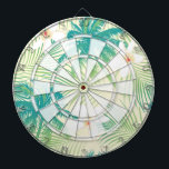 Tropische Sommerpalmen Dartscheibe<br><div class="desc">Die beruhigende tropische Gestaltung für Ihre Zuhause.</div>