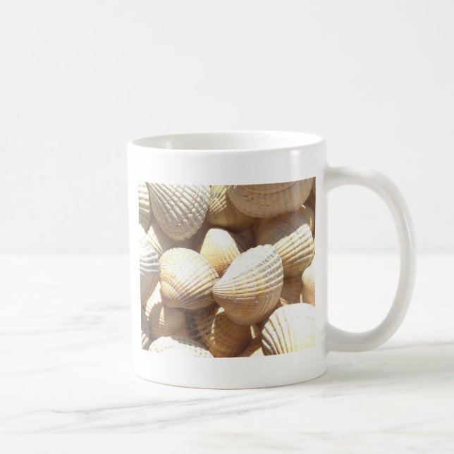 Tropische sonnige exotische Muscheln Kaffeetasse (Rechts)