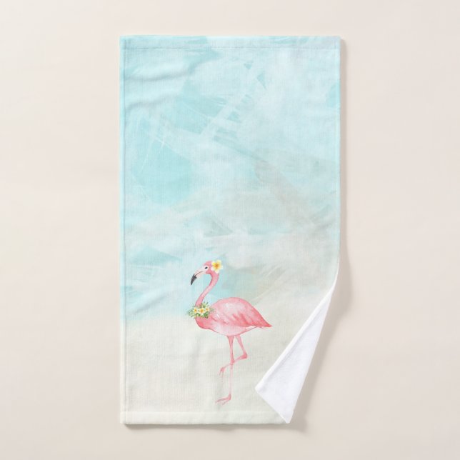 Tropische Strand-Flamingo-Bad-Handtücher Handtuch (Handtuch)