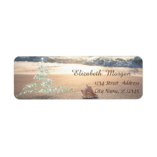 Tropische Strand Muschel, Weihnachtsbaum Urlaub