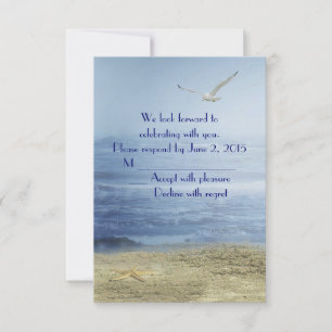 Tropische Strand RSVP Einladung