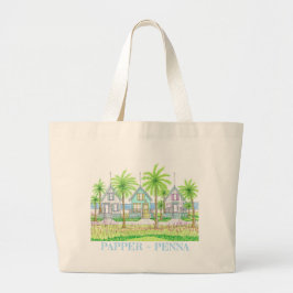Tropische Strand-Tasche Jumbo Stoffbeutel
