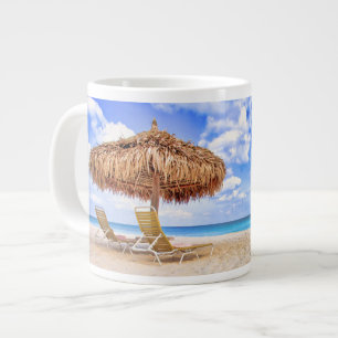 Tropische Strände   Aruba Sandy Beach Jumbo-Tasse