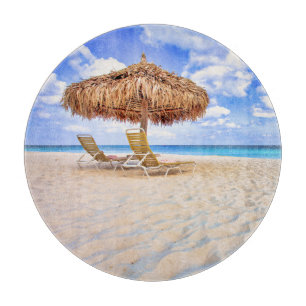 Tropische Strände   Aruba Sandy Beach Schneidebrett