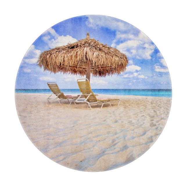 Tropische Strände | Aruba Sandy Beach Schneidebrett (Vorderseite)