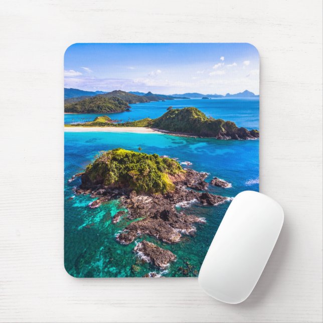 Tropische Strände | El Nido Phillipines Mousepad (Mit Mouse)