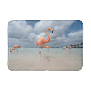 Tropische Strände Flamingos Beach, Aruba Badematte